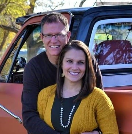 Dustin Heinold and his wife Sandra